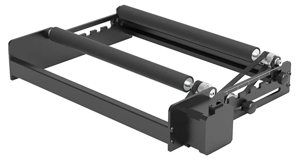 Fini les gravures déformées avec ce rouleau rotatif laser réglable