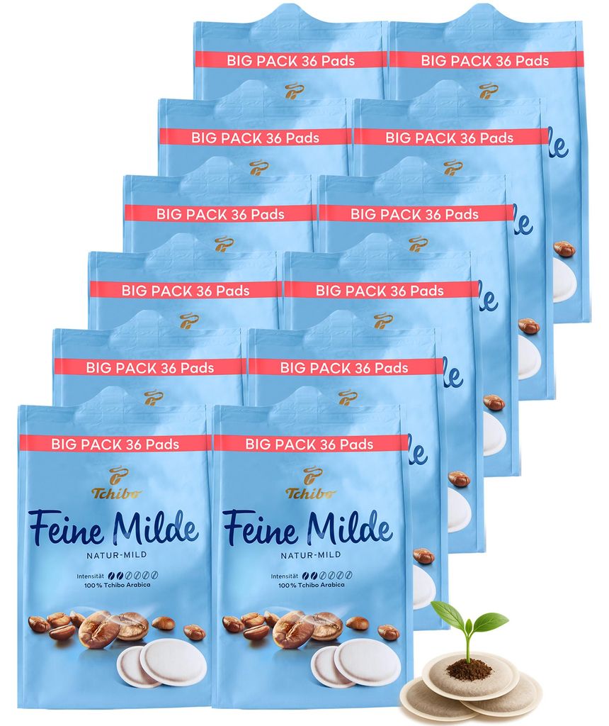 Tchibo Kaffeepads Vorratspack Maxipack, Feine Milde, 432 Produktbild 