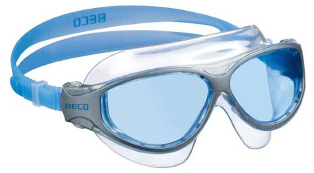 Beco Kinderschwimmbrille Natal 12+| Panorama | Silber/Blau**