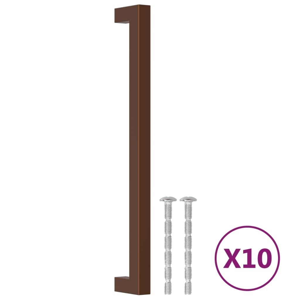 vidaXL Möbelgriffe 10 Stk. Bronzen 224 mm Edelstahl