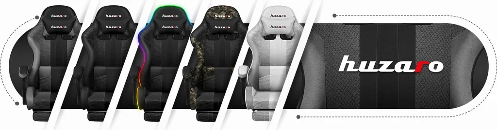 Siège Gaming Confortable Huzaro Force 4.7 Gris pour Longues Sessions - 32
