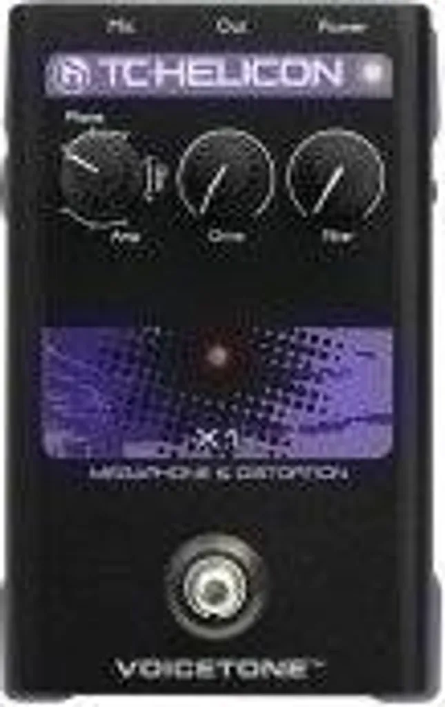 TC Helicon VoiceTone X1 distorsion voix sans larsen