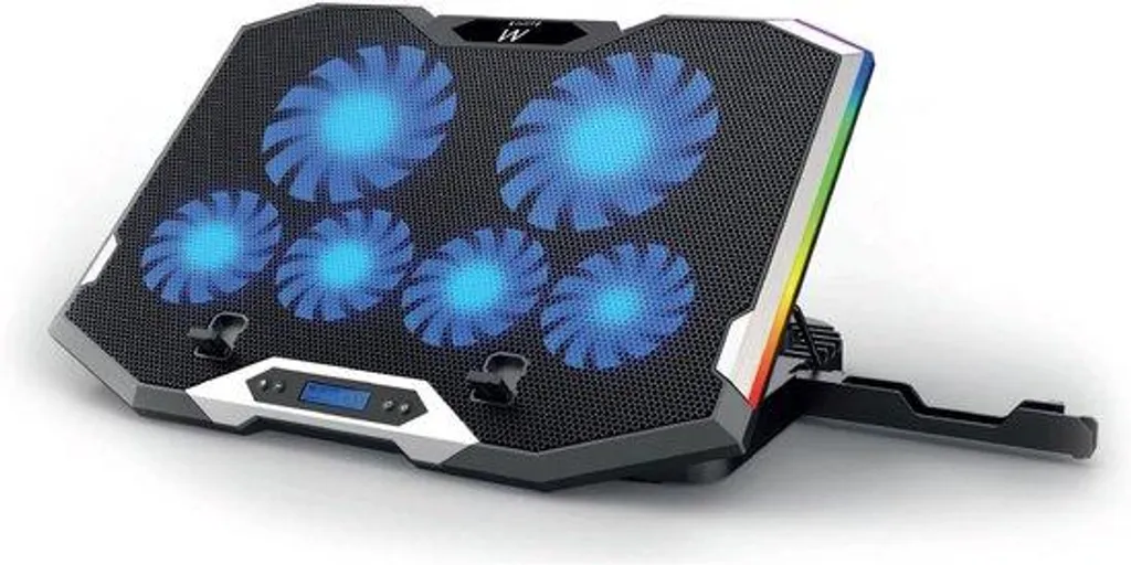 Évitez la surchauffe de votre PC avec ce support ventilé RGB 6 turbines