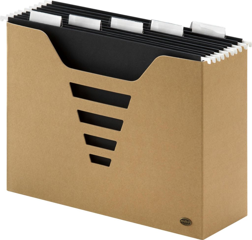 Djois - Hängeregisterbox Kraft Line A4 + 5 Hängeregister Produktbild 