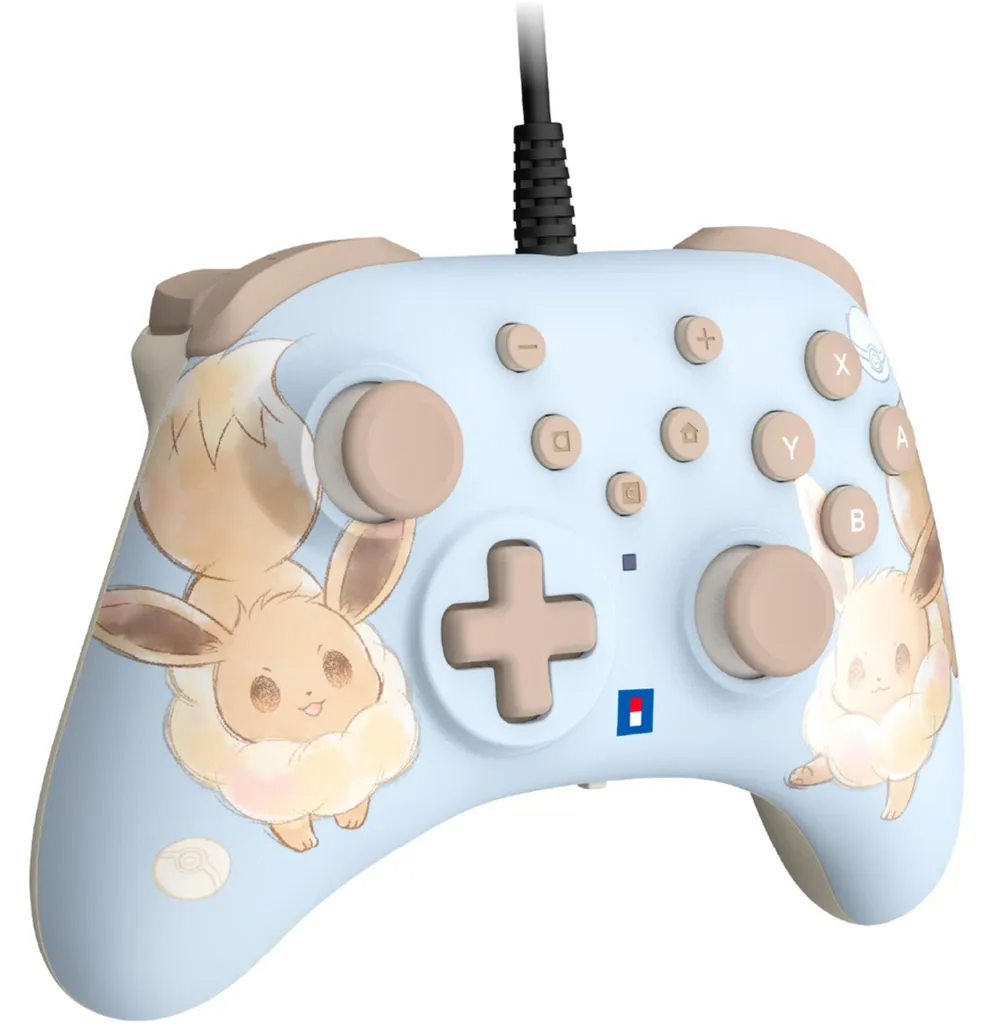 Manette Turbo Hori Eevee Switch 2 Dorée avec Boutons Programmables Gold