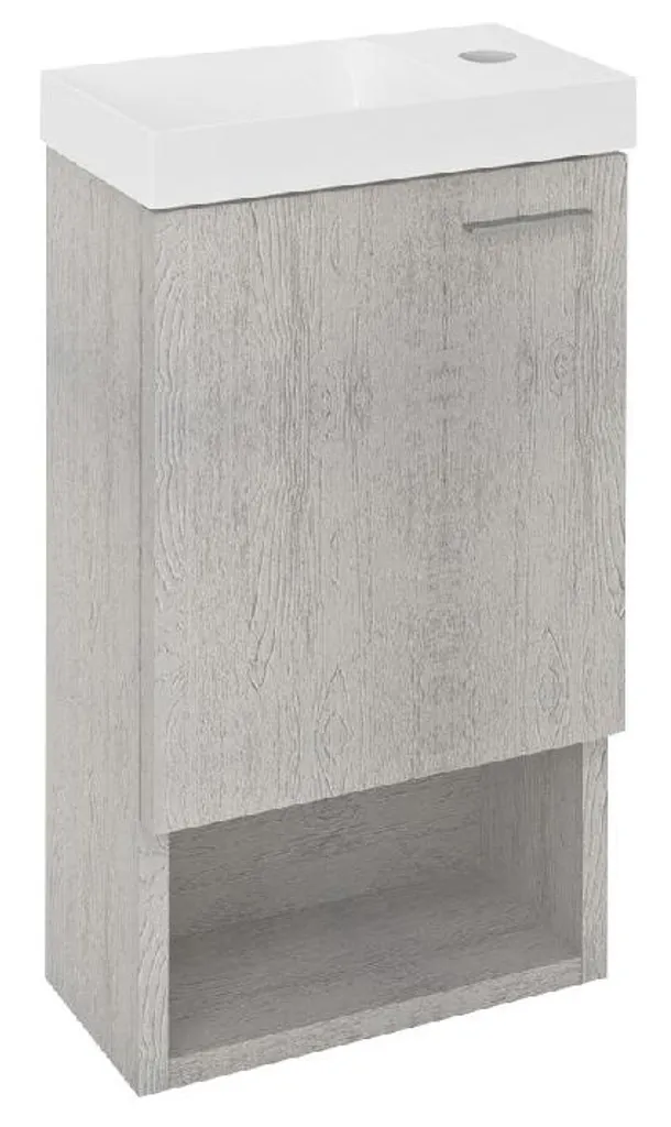 Rangement lave-mains étroit Sapho Latus pour WC et petites surfaces