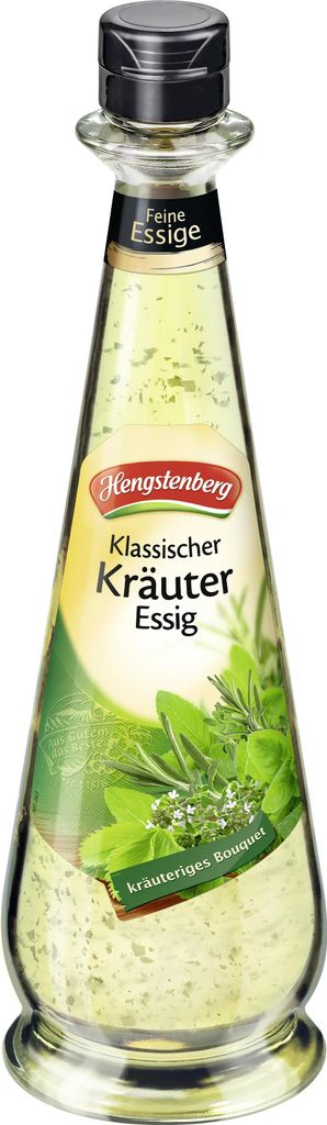 Hengstenberg Kräuter Essig in der praktischen Flasche 500 Produktbild 