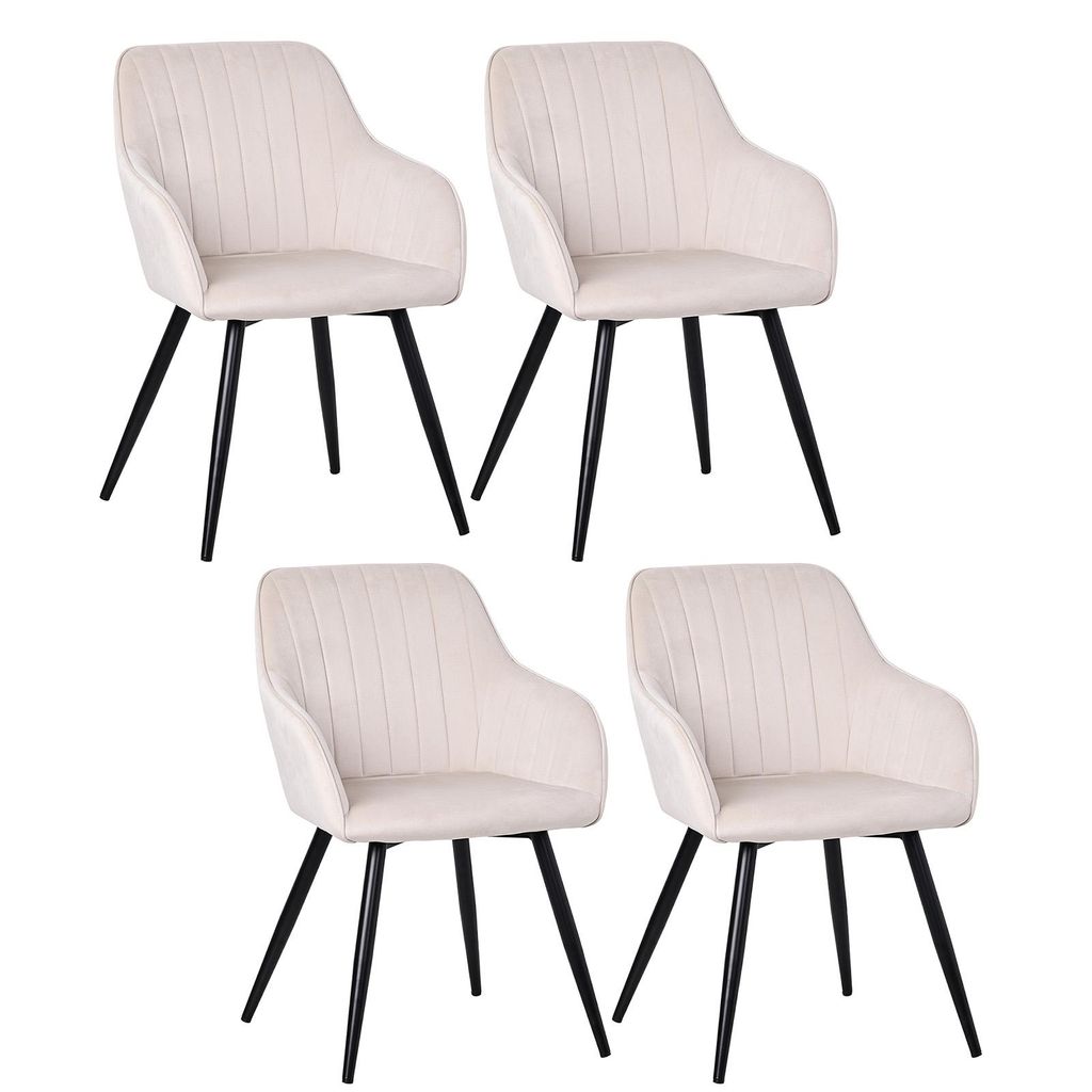 HOMAVO Chaises de salle à manger (lot de 4) | Chaise de Image du produit 