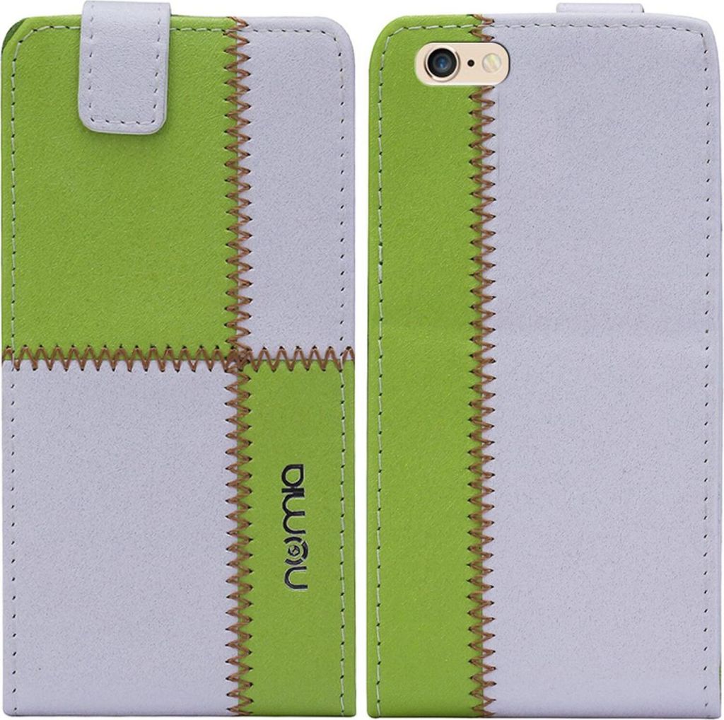 Apple Iphone 6 / 6s Plus Numia Flipstyle Weiss-GrÃ1/4n