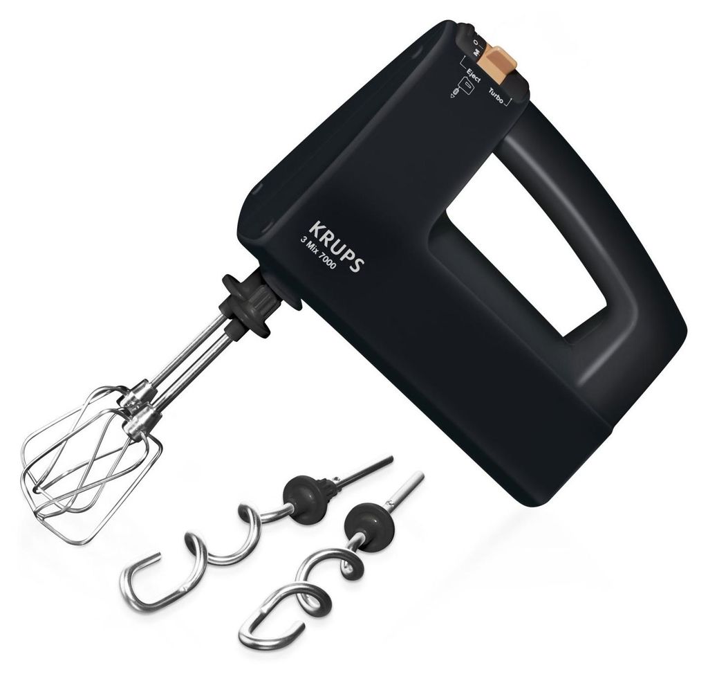 Krups Handmixer F60858 3 Mix 7000, Farbe:Kupfer/Schwarz Produktbild 