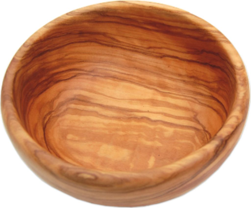 Müslischale (Ø ca. 14 cm) inkl. Esslöffel aus Olivenholz Produktbild 