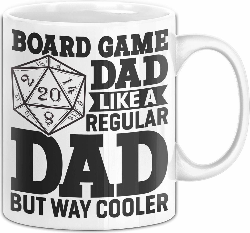 Brettspiele Papa Tasse Geschenk Yes I Really Do Need Al These Baord Games Papa Dad Geschenkidee Vatertag Brettspiel-Liebhaber Kaffee-Becher (Weiß)
