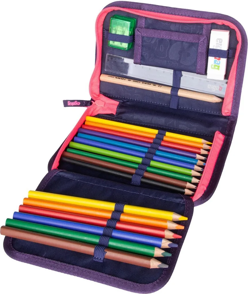 Cartable ergonomique ergobag Maxi ourson perlé 2025 set complet 6 pcs - 18