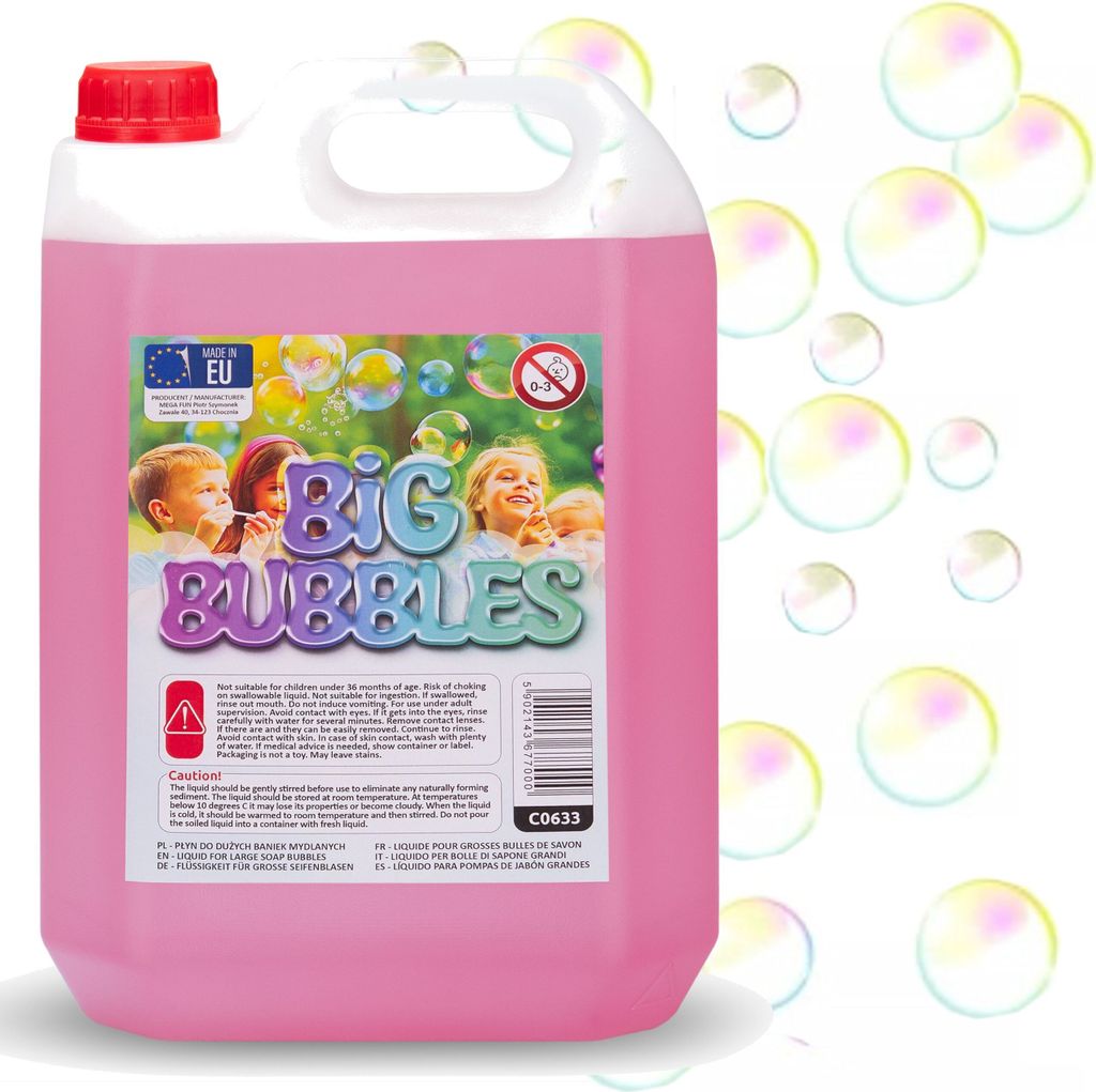 Zabawka do baniek mydlanych COIL, płyn do baniek mydlanych, Zdjęcie produktu 