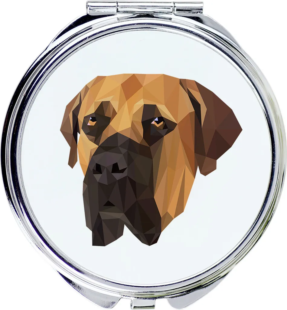 Idea Regalo Boerboel: Specchio Geometrico Art-Dog per Cinofili