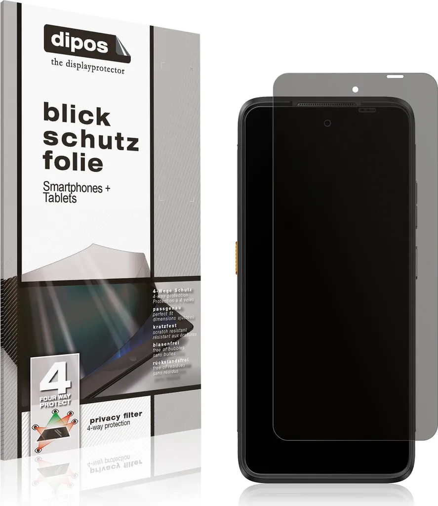 Dipos 2x Pellicola Protettiva Crystalclear Per Ulefone Armor 5 - Protezione Schermo Anti Graffio, Taglio Laser, Made In Germany, Senza Bolle