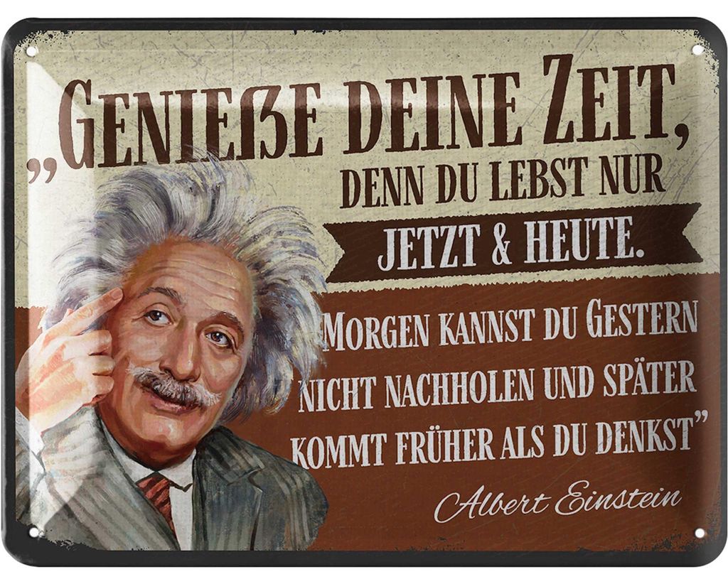 LANOLU Retro Blechschild mit Spruch Poster aus Metall mit Produktbild 