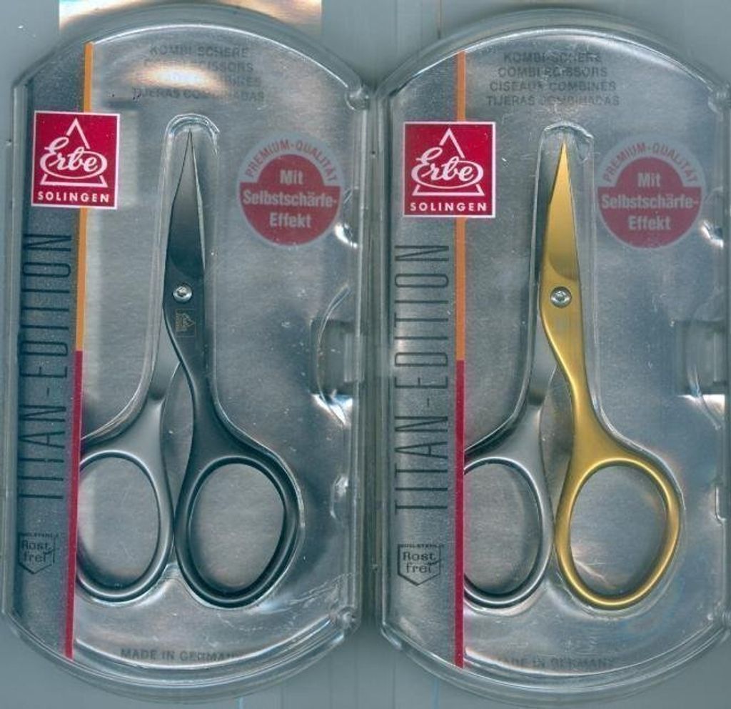 Erbe-Nagelschere 81581 selbstschärfend anthrazit/silber Produktbild 