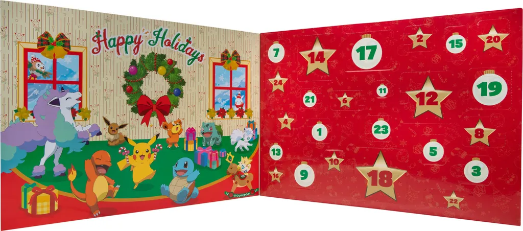 Calendrier de l'Avent Pokémon Deluxe : 16 figurines collector pour Noël