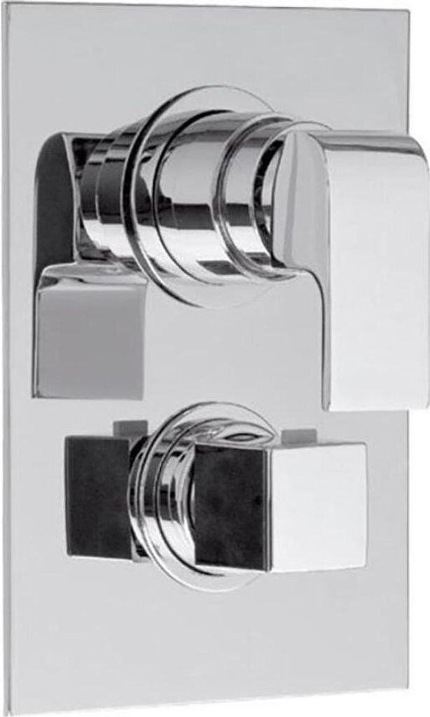 DIMY Thermostat-Dusch-Armatur , 3 Wege, Chrom