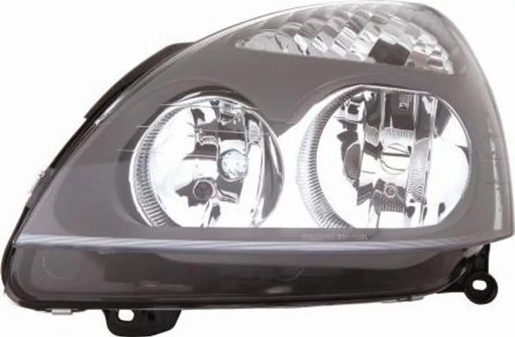 Proiettore Sinistro ABAKUS 551-1138L-LDEM6 Omologato ECE per Renault Clio II