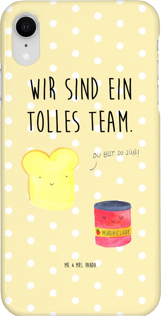 Mr. & Mrs. Panda Iphone XR Handyhülle Toast Marmelade - Produktbild 