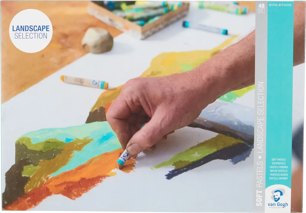 Pastels Doux Van Gogh Gamme Paysage 48 Couleurs à Haute Pigmentation