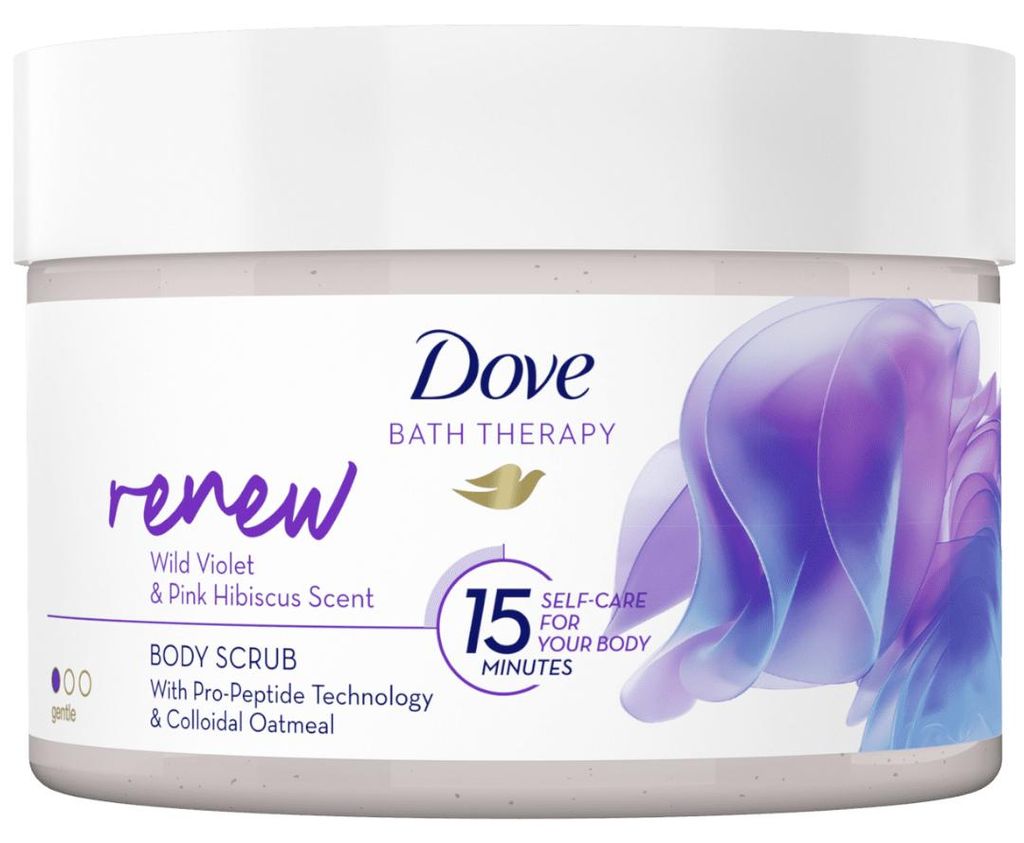 Gommage pour le corps Dove - 295 ml Renew rose-violet Image du produit 