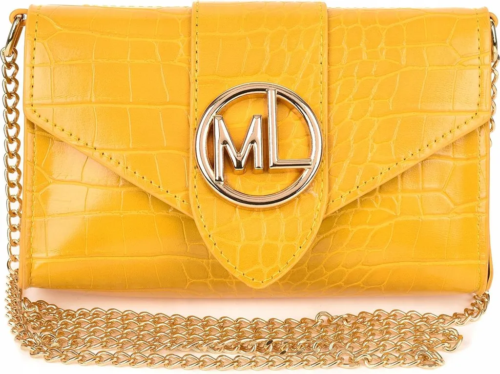Sac à bandoulière pour femme jaune - Petit sac banane chic et moderne
