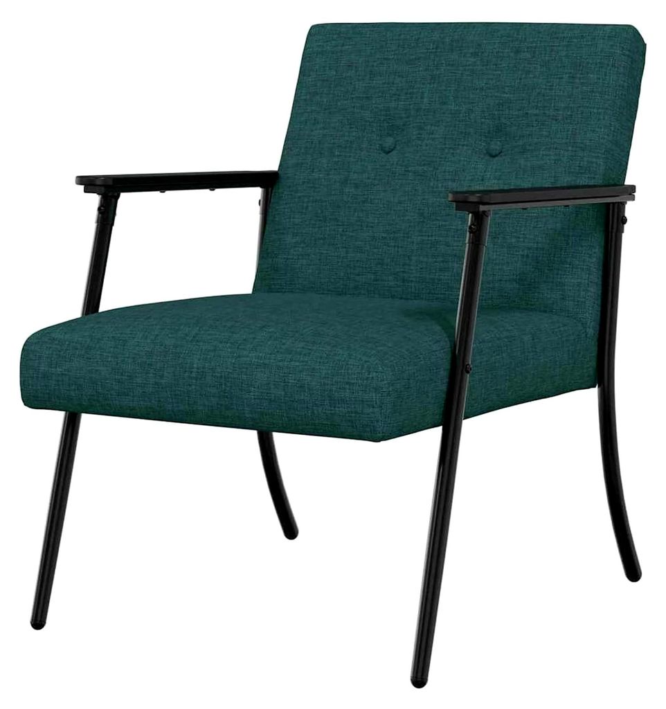 Eleganter Sessel mit ergonomischem Design - samtig, modern, für Wohnzimmer und Schlafzimmer