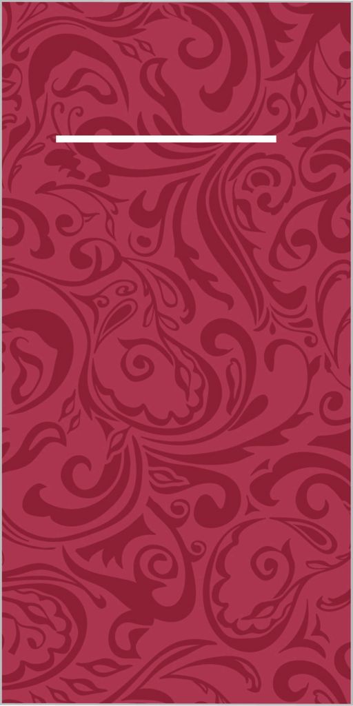 Airlaid Besteckservietten Lias in Bordeaux, 40 x 40 cm, 75 Stück - Mank - Ornamente