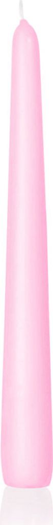 Spitzkerzen Rosa 250 x 25 mm, 12 Stück, konische Kerzen, Kerzen in konischer Form