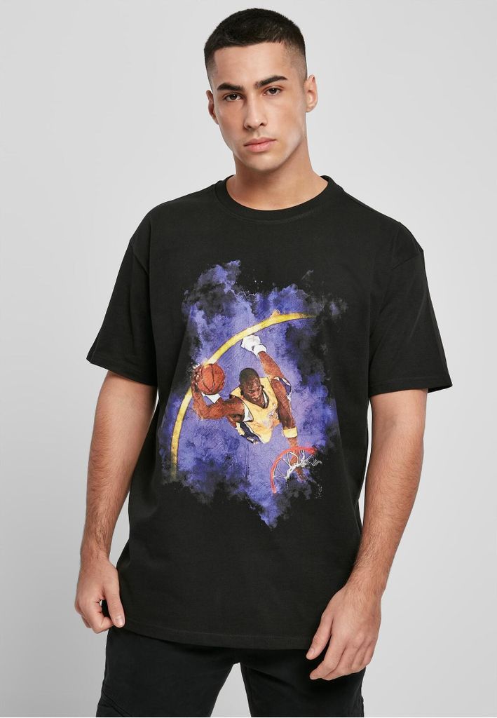 Mister Tee T-Shirt Basketball Clouds 2.0 Oversize Tee Black-XS