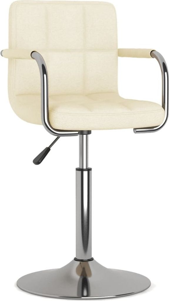 Barhocker Creme Stoff