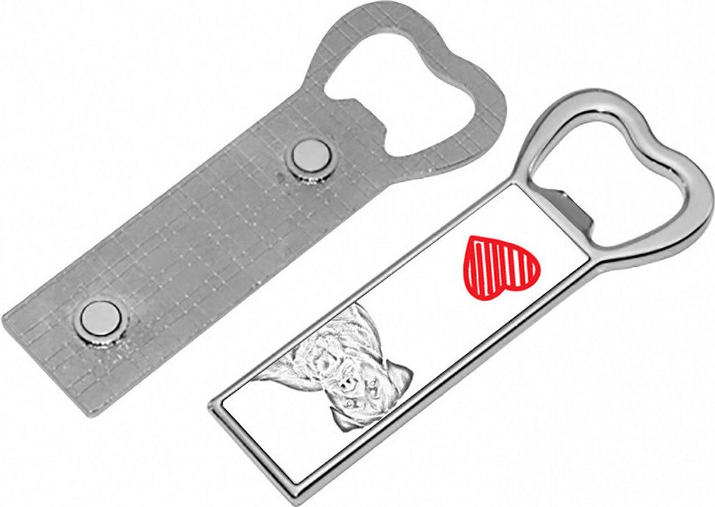 Rottweiler - Flaschenöffner mit Hund, personalisierter Flaschenöffner für den Kühlschrank, ein einzigartiges Geschenk für Männer von der Mark...