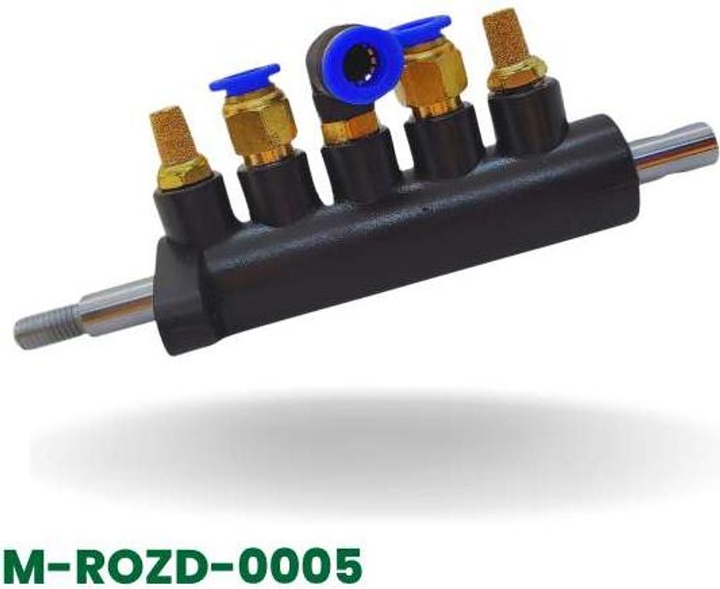 Schwarzer Ventilverteiler Typ C für Reifenwechsler