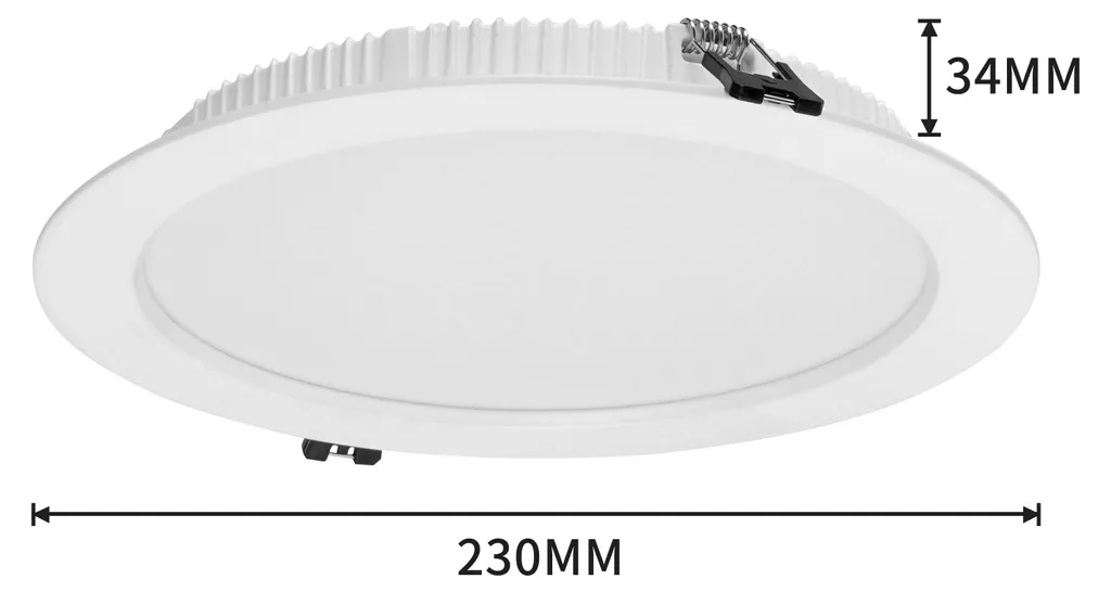 Plafonnier Encastré Wi-Fi Immax NEO DOWN 36W CCT avec Option BEACON