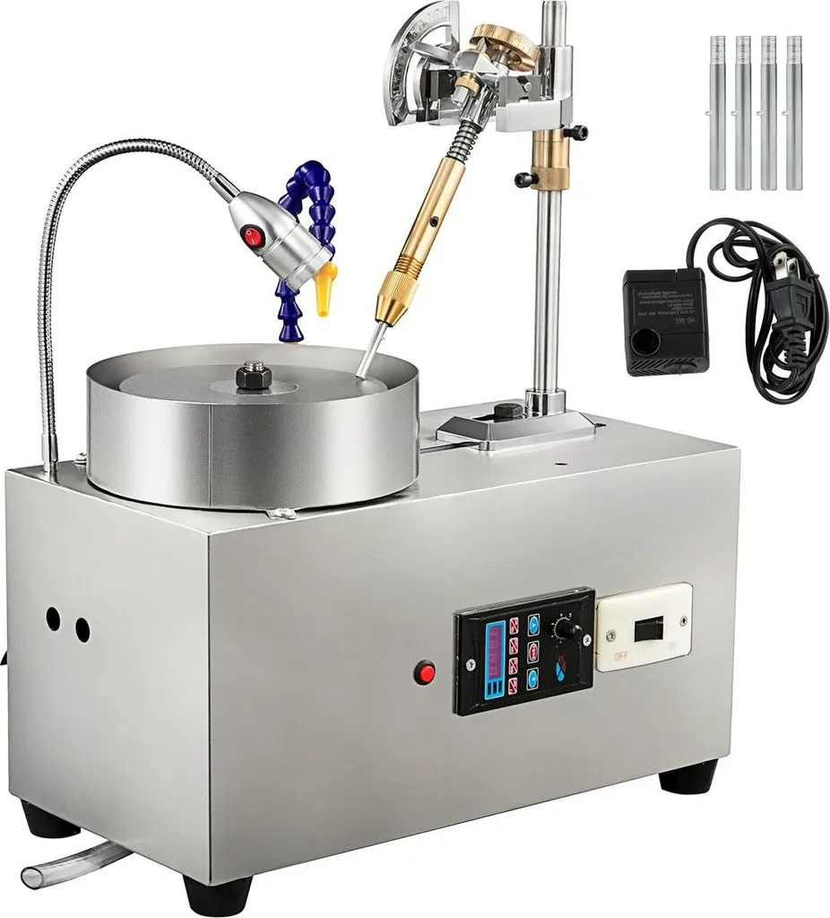 Machine à facetter les pierres précieuses 6 pouces et polisseuse bijoux