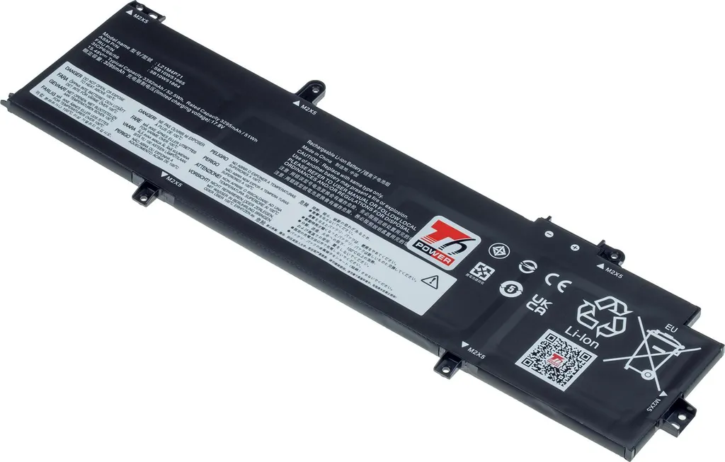 Batteria Lenovo SB10W51966 T6 Power 52.5Wh - Ricambio Originale T14 P14s