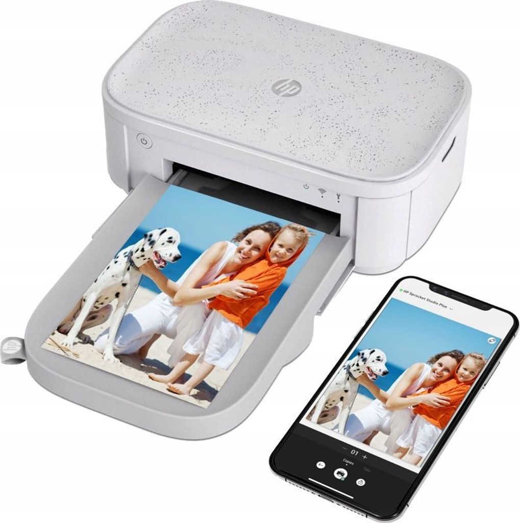 HP Sprocket Studio Plus, termosublimacjyjny, 300 x 300 DPI, Zdjęcie produktu 