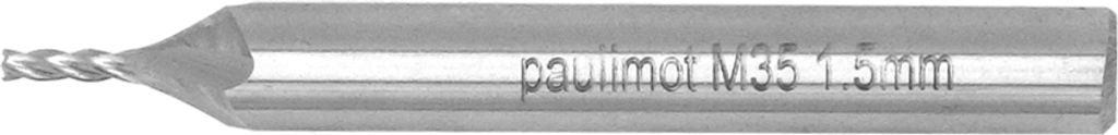 PAULIMOT Schaftfräser 45° 4-schneidig 1,5 mm