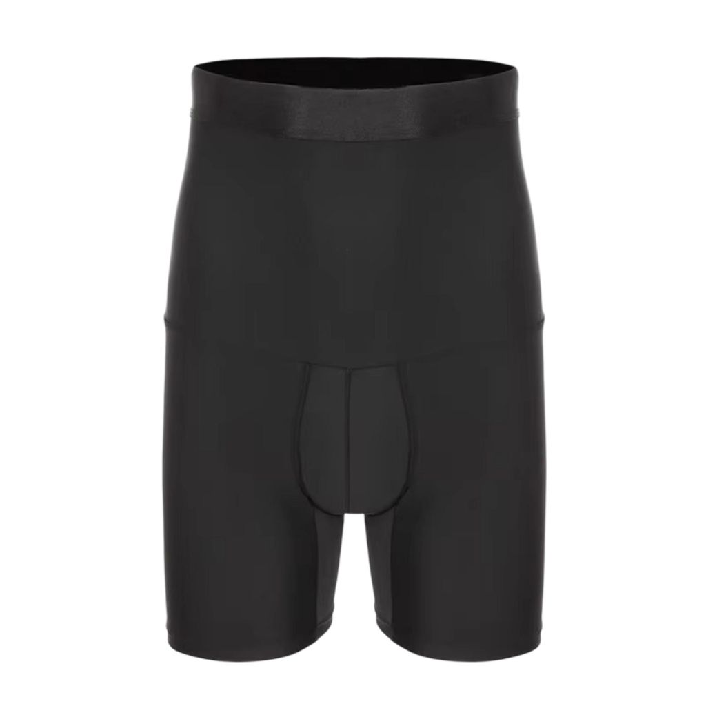 Taillenformende Männer Shapewear Unterhosen, Herren Boxershorts zur Figurstraffung - CORFITMAN Schwarz XL