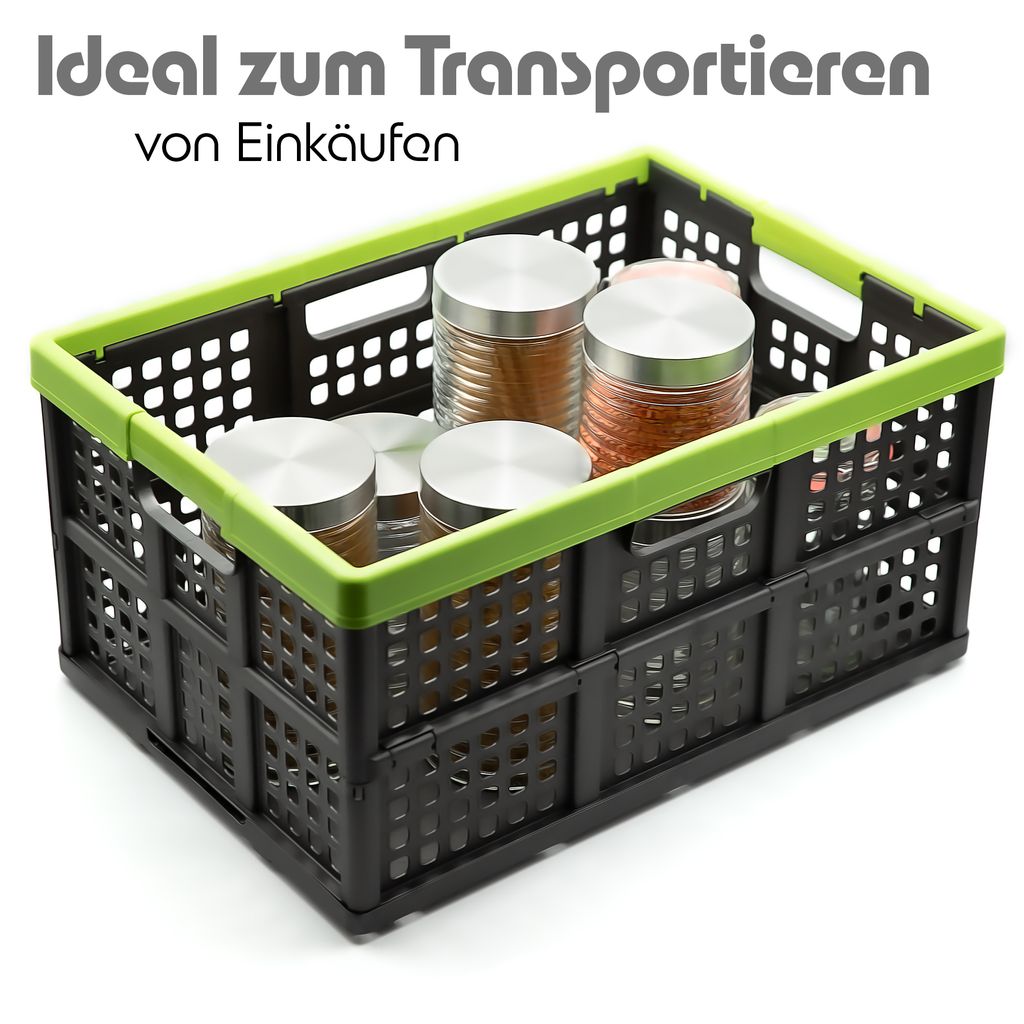 BigDean Klappbox faltbar extra groß & extrem stabil –