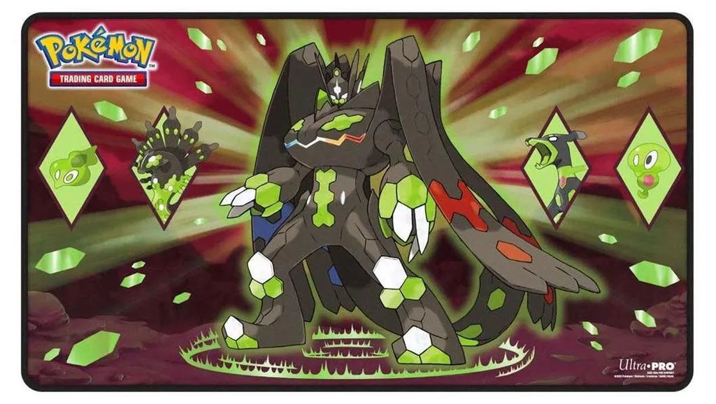 Tapis de jeu Ultra Pro Pokémon Zygarde Vert - Accessoire Officiel TCG