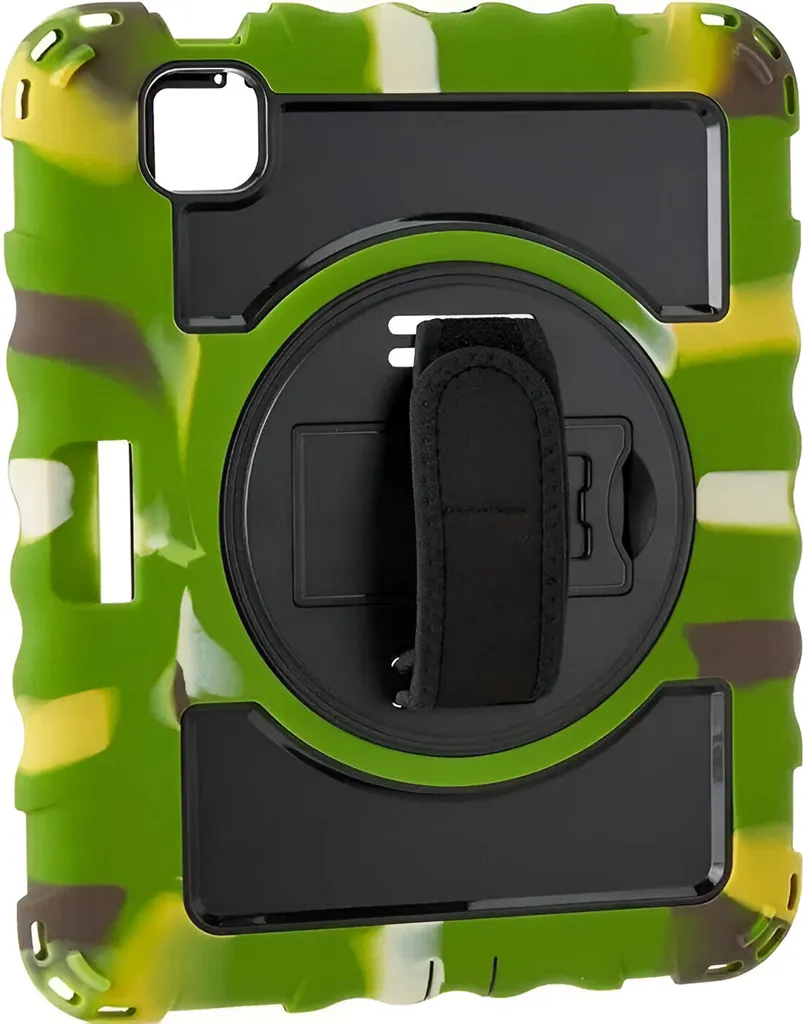Custodia Blindata iPad Pro 11 e Air 5/4 - Cover Camouflage Moro Ultra Resistente