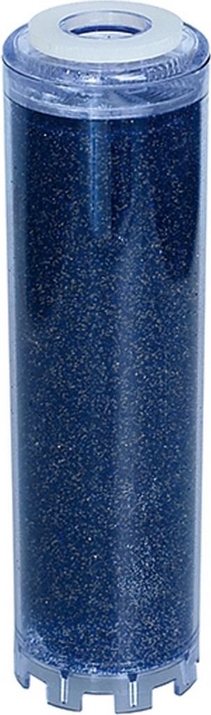 A close-up studio shot of a water filter cartridge.