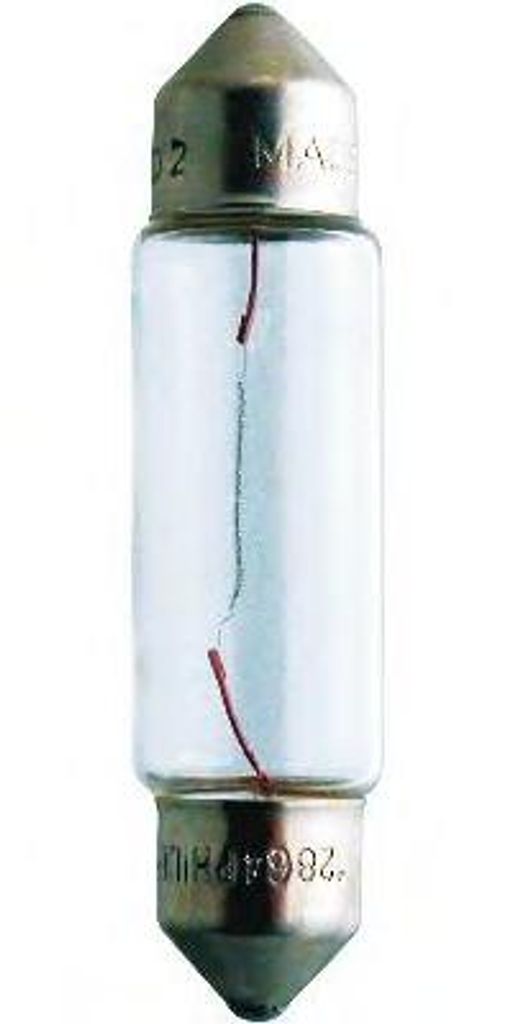 1x PHILIPS Soffittenlampe Kennzeichenbeleuchtung Birne 24V 10W 13866CP
