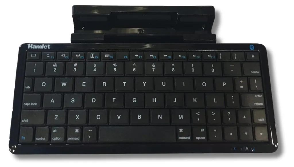 Hamlet XPADKK100BTMS Clavier Bluetooth Noir QWERTY pour Mobile et Tablette