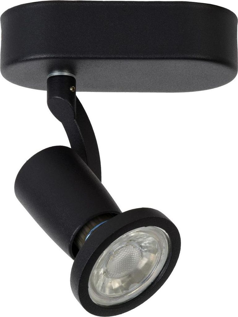 Spot Lampe Metall GU10 verstellbar Schwarz länglich 2700 K warmweißes Licht 350 lm Modern Strahler