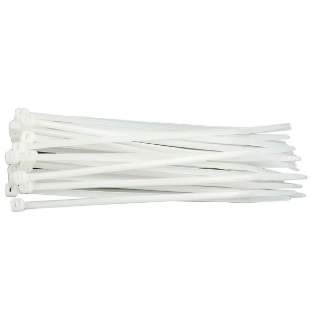 VOREL KUNSTSTOFFBAND WEISS Kabelbinder 360 * 4.8 /100St. 73886